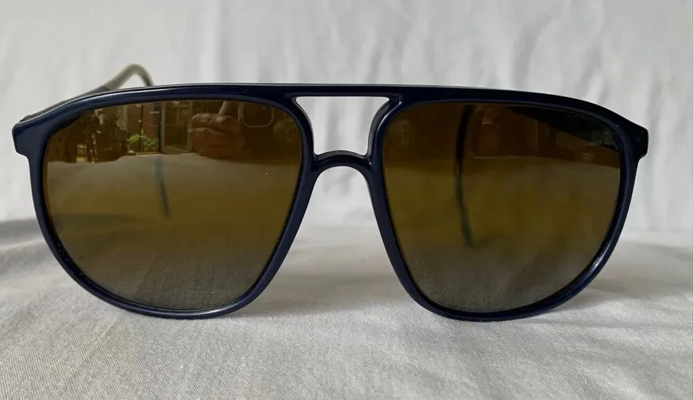 Vuarnet PX BLUE Skilynx 80’s Wrap VTG Sunglasses PARIS